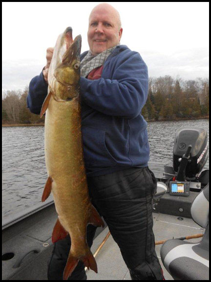 Musky caught while with The Anglers Choice Guide Service.